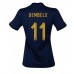 Frankrike Ousmane Dembele #11 Hemma matchtröja Dam VM 2022 Kortärmad Billigt